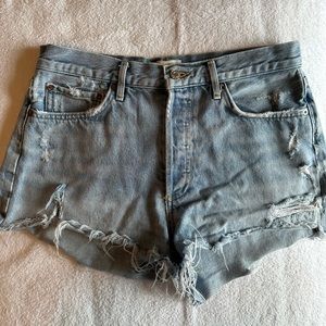 AGOLDE Parker Denim Shorts
